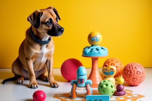 Jouets interactifs pour stimulation mentale