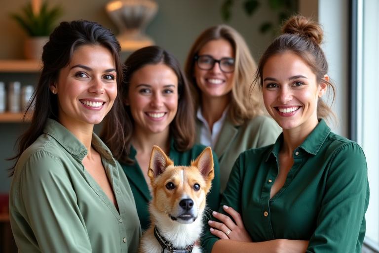 Équipe passionnée d'experts animaliers AniBoutique Paris